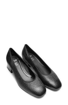 Ara Gypsum Block Heel Pump in Black at Nordstrom Rack, Size 6.5