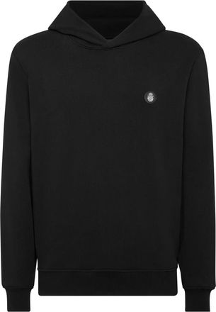 Billionaire Boys Club logo-appliqu&eacute; hoodie - men - Cotton - L - Black