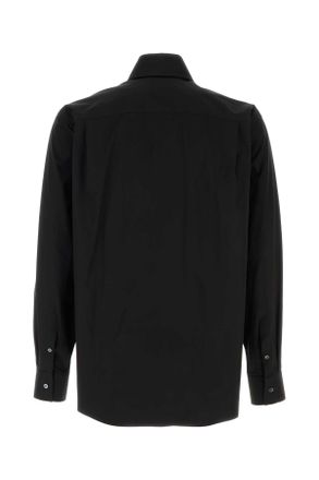 Alexander McQueen 809346qnaax 1000 Black Exterior: Cotton Camicie Shirt