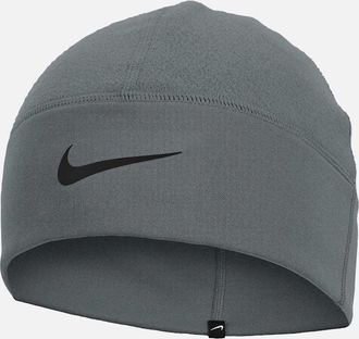 Nike Therma Fit Swoosh Fleece Beanie - Grey - Size: ONE size