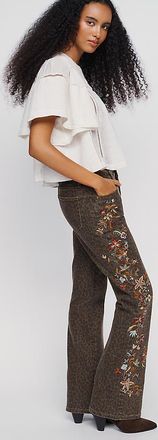 Free People Wyatt Mid-Rise Flare Jeans