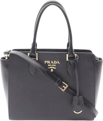 Prada Pre-owned Handbags, female, Blue, Size: ONE SIZE Pre-owned Fabric prada-bags