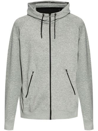 On zip-up hoodie - men - Recycled Polyamide/Elastane - L - Grey