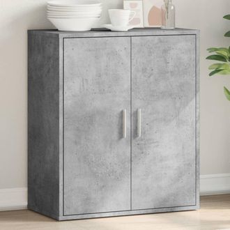 vidaXL Vidaxl - Aparador De Madera De Ingenier&iacute;a Gris Hormig&oacute;n 79x38x80 Cm