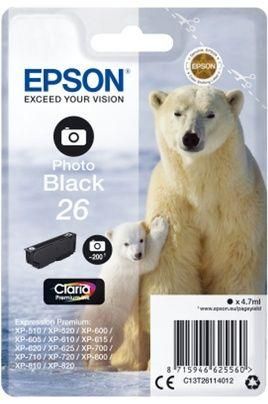 Epson Polar Bear C13t26314022 Cartucho De Tinta 1 Pieza(s) Original Foto Negro