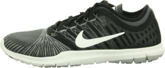 Nike Womens Flex Adapt Training Shoes In Dark Grey/white-Black Stealth