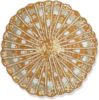 Tiramisu Gilded Imperial Beaded Charger