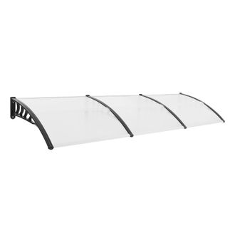 OEM Toldo, Resistente A La Intemperie, F&aacute;cil Instalaci&oacute;n, Negro Transparente