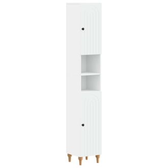vidaXL Armario De Ba&ntilde;o Con Estante Abierto Alkmaar Blanco Vidaxl