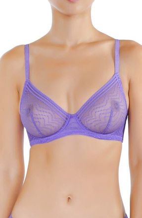 Huit Eclantante Lace Underwire Bra in Purple at Nordstrom, Size 32B