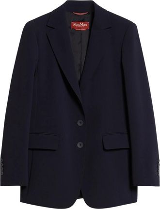 Max Mara Elegante Terni Jurk voor Vrouwen - Dames - Blazers - Zwart - M - Jassen