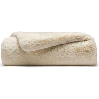 Cozy Earth Extra Weight Cuddle Blanket in Creme at Nordstrom