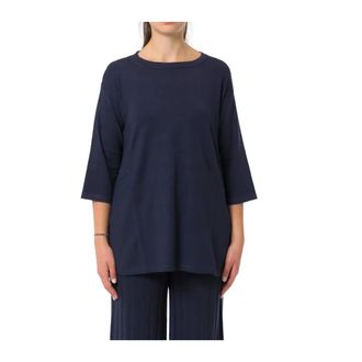 Max Mara Mujer, Camisetas, Azul, Talla: M