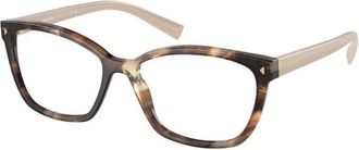 Prada Bruine Zonnebril met Montuur - unisex - Brillen - Bruin - 53 MM - Accessoires