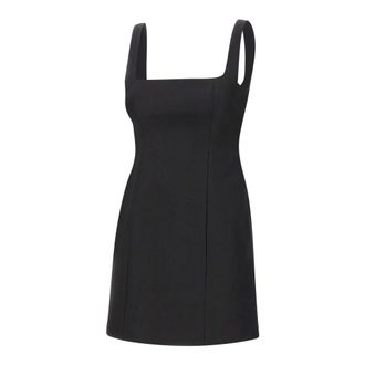 Twentyfourhaitch Marfa Mini Jurk - Dames - Korte kleedjes - Zwart - XS - Rayon - Kleedjes