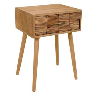 Wanderlust Deco Wanderlust Deco - Mesita De Madera Marr&oacute;n 44x38x63
