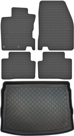 OEM Nissan Qashqai Ii J11 Crossover De Febrero De 2014 A 2021. Juego De Alfombrillas De Goma Para Coche Y Alfombrilla Para Maletero