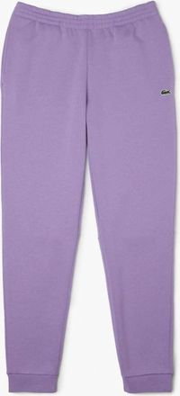 Lacoste Tapered Fit Fleece Trackpants In Purple