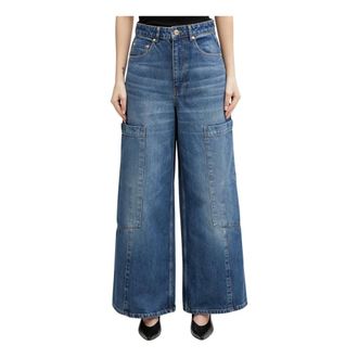 Ganni Donna, Jeans, Blu, W27 L33, new