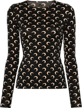 Marine Serre Moon Jersey T-shirt