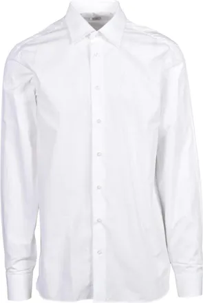 Borriello Marechiaro Shirt - Heren - Zakelijke Overhemden - Wit - XL - Katoen - Overhemden