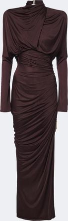 Balmain Abito lungo in jersey