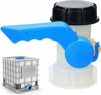 OEM V&aacute;lvula Para Tanque De Pl&aacute;stico De 1000 Litros, Adaptador Ibc De 60 Mm S60x6, Adaptador Universal Para Tanques De 1000 Litros