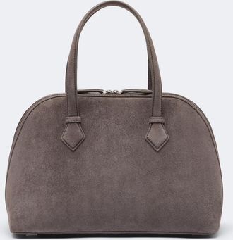 A.Emery Harnick suede top handle bag