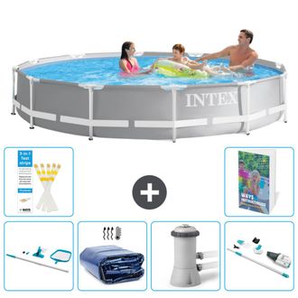 Intex Piscina Prism Frame Redonda - 366x76 Cm - 7-piezas S149