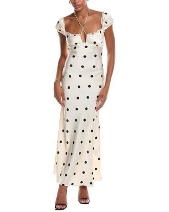 Bardot Stasia Satin Maxi Slip Dress