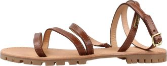 Les Tropeziennes Hexena Sandaal - Dames - Schoenen - Bruin - Maat: 38 EU Leer
