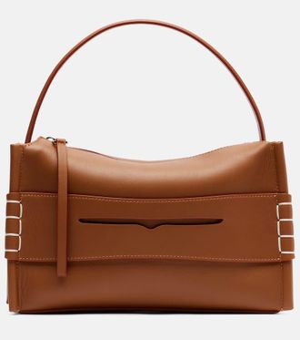 J.W.Anderson Loafer leather top-handle bag