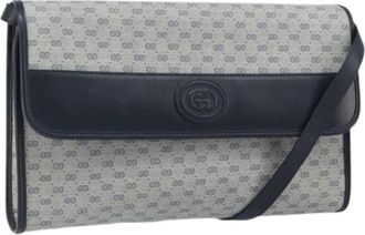 Gucci Pre-owned Cross Body Bags, female, Blue, Size: ONE SIZE Pre-owned Plastic Cross Body Bag