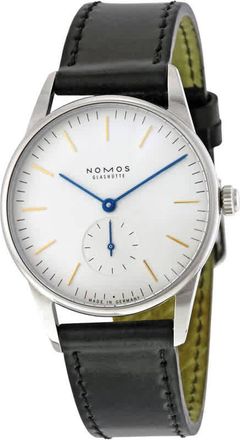 NOMOS Glash&uuml;tte Orion White Dial Stainless Steel Unisex Watch 309