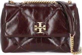 Tory Burch Fleming Patent Small Convertible Schoudertas - Dames - Schoudertassen - Rood - ONE Size - Leer - Tassen