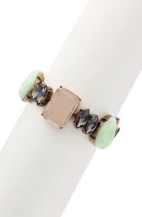 Olivia Welles Shara Mix Bracelet in Burnished Gold /Multi at Nordstrom Rack