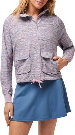 Travis Mathew Post Match Zip Jacket in Moonscape Multi at Nordstrom Rack, Size X-Large