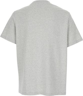 A.P.C. Mens T-Shirt Grey Organic Cotton T-Shirts And Polos