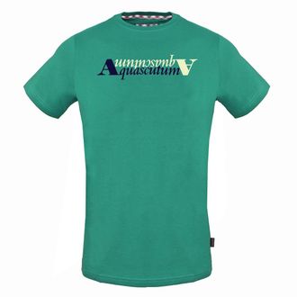 Aquascutum Reflection Logo groen T-shirt