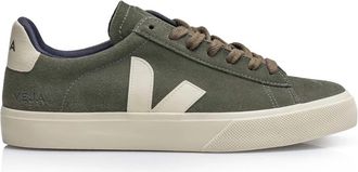 Veja Lage Leren Sneakers met Veters - Dames - Sneakers - Groen - 36 EU - Leer - Schoenen