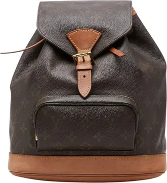 Louis Vuitton Monogram Brown Pvc Leather Backpack (Pre-Owned)