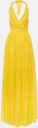 Dolce & Gabbana Halterneck silk chiffon gown