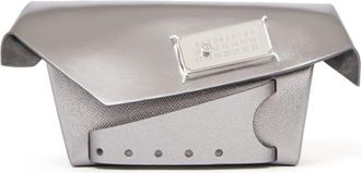 Maison Margiela small Snatched Classique shoulder bag - men - Calf Leather - OS - Grey
