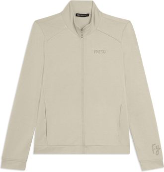 Freddy Felpa Zip e fondo asimmetrico con logo FREDDY in strass