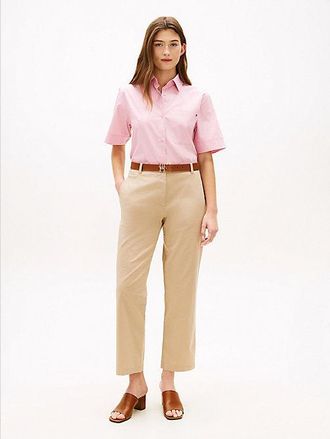 Tommy Hilfiger Washed Slim Straight Leg Chinos