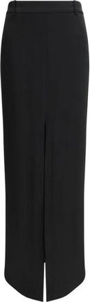 Tom Ford Crepe Envers Satijn Maatwerk Rok - Dames - Maxi Rokken - Zwart - XS - Satijn - Rokken
