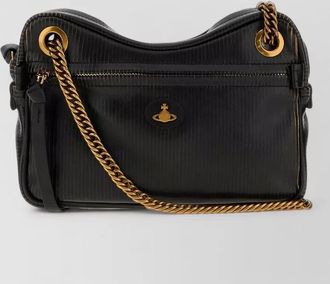 Vivienne Westwood na leather clutch bag