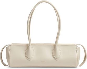 Khaite Donna Soft Leather East/West Shoulder Bag in 103 Cream at Nordstrom
