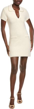 English Factory Knit Pearl Detail Mini Dress