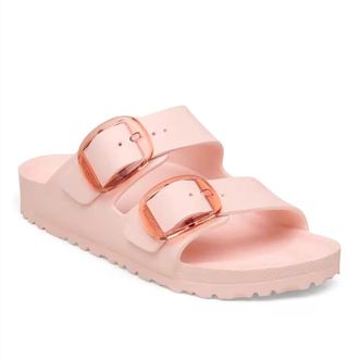 Birkenstock Womens Arizona Eva Big Buckle Sandals In Light Rose
